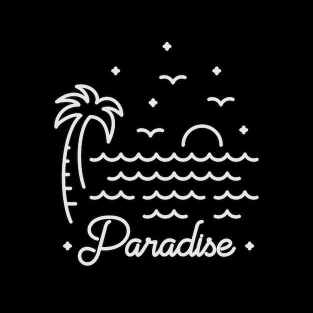 Paradise illustratie