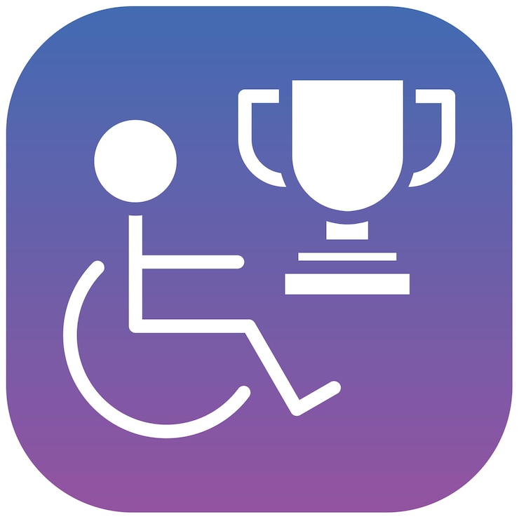 Vector paralympics vector illustration