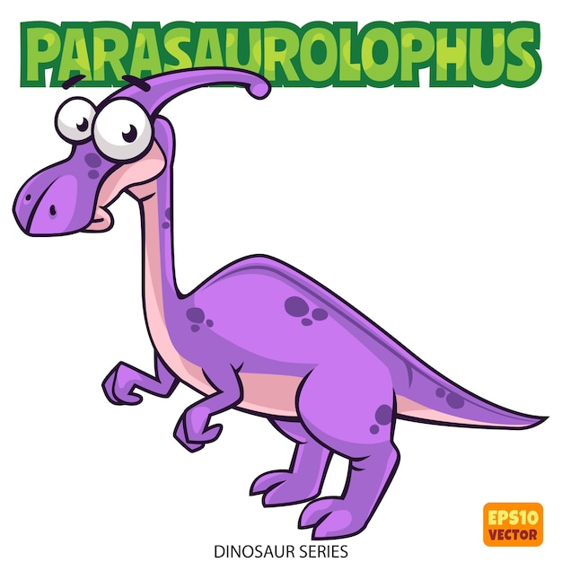 Parasaurolophus cartoon karakter