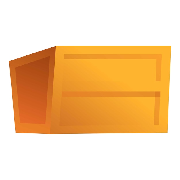 parcel box icon cartoon of parcel box vector icon for web design isolated on white background