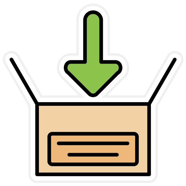 Parcel In icon vector image Can be used for Logistics