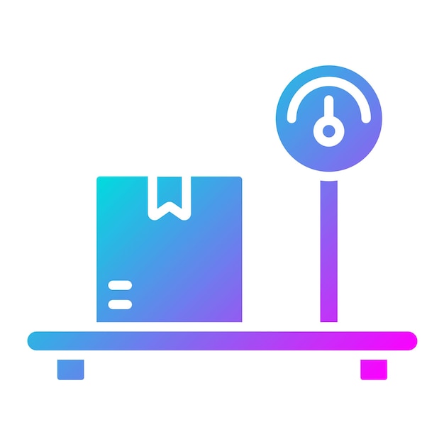 Parcel Weight vector icon Can be used for Delivery and Logistics iconset