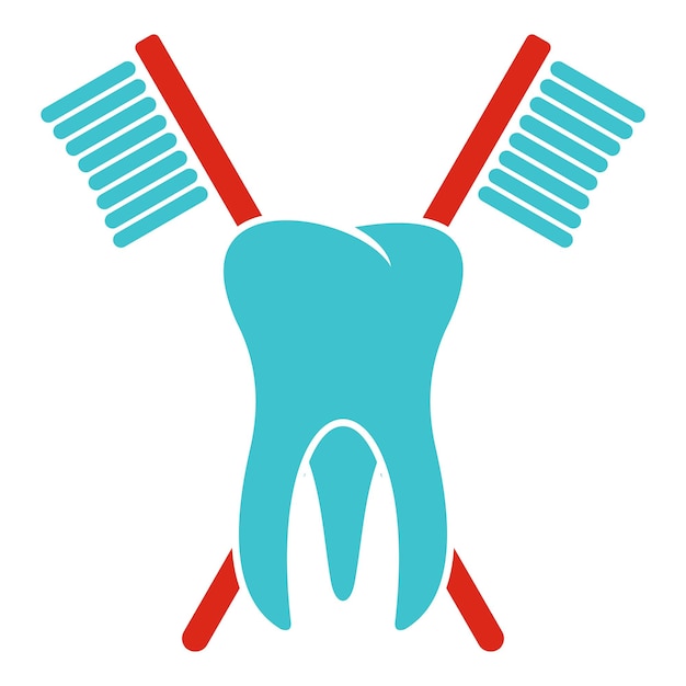 Parel tand logo pictogram Vlakke afbeelding van parel tand vector pictogram voor web