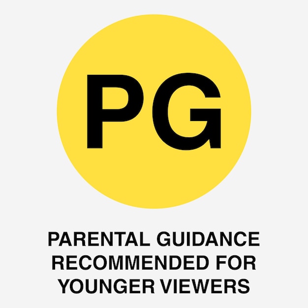 Vector parental guidance sign