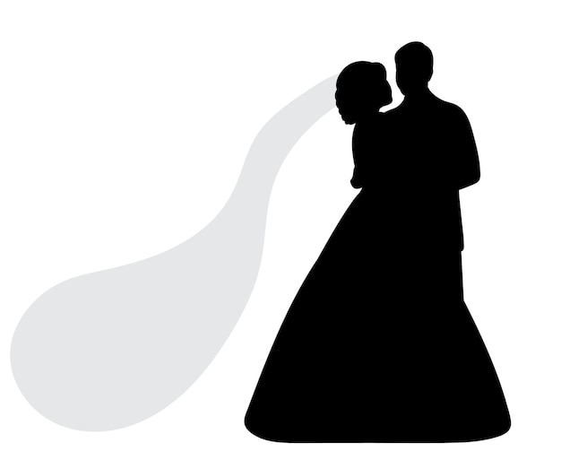 parents and children silhouette design vector isolated