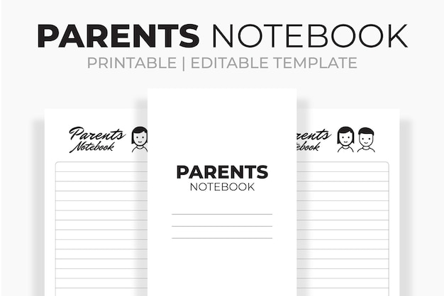 Parents Notebook KDP Interior