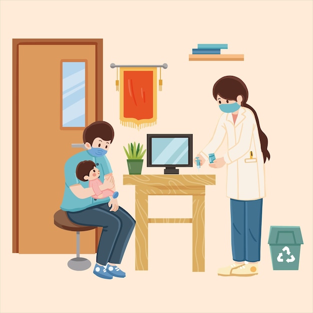 부모 는 자녀 를 의사 에게 데려다 준다