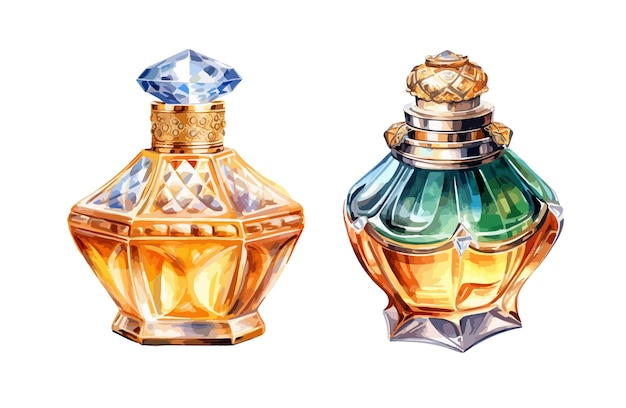 Parfum clipart geïsoleerde vectorillustratie