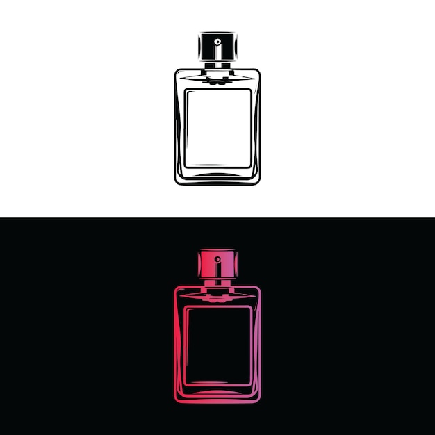 Vector parfum handgetekende schets icoon vector afbeelding parfum symbool illustratie