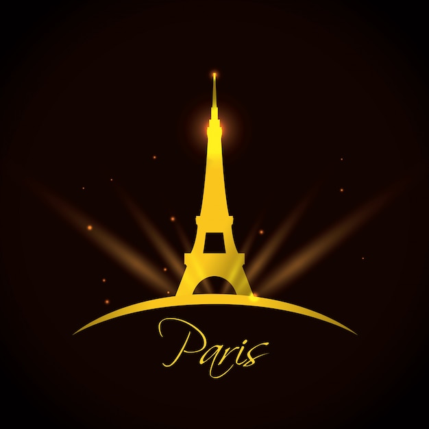 Vector paris design, vector illustration.