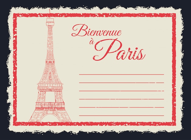 Vector paris design, vector illustration.