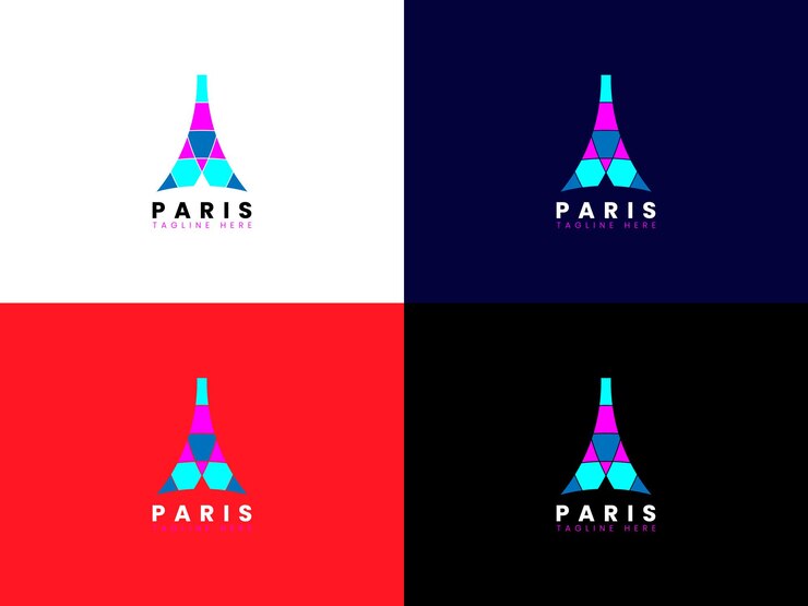 Vector paris logo with the title'paris '
