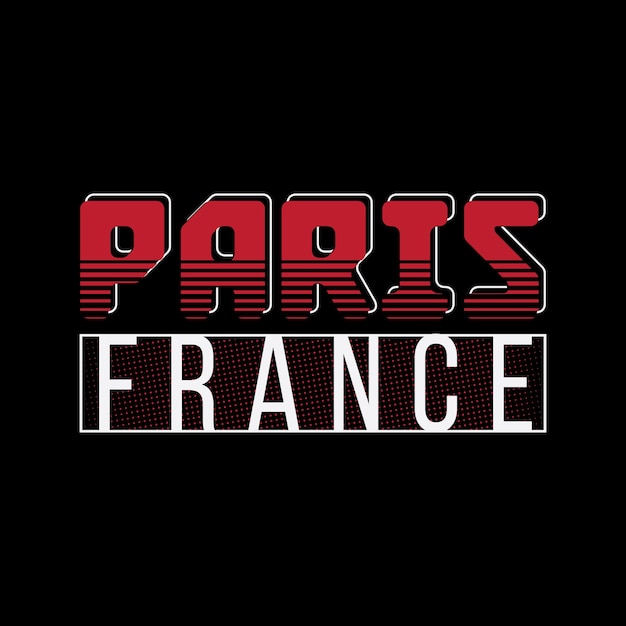 Парижская стильная футболка и одежда абстрактный дизайн Плакат с векторной печатью