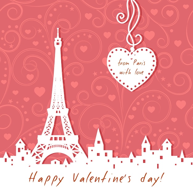 Paris in valentines day