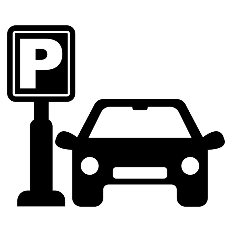 Vector parking area traffic sign icon vector illustration symbol design