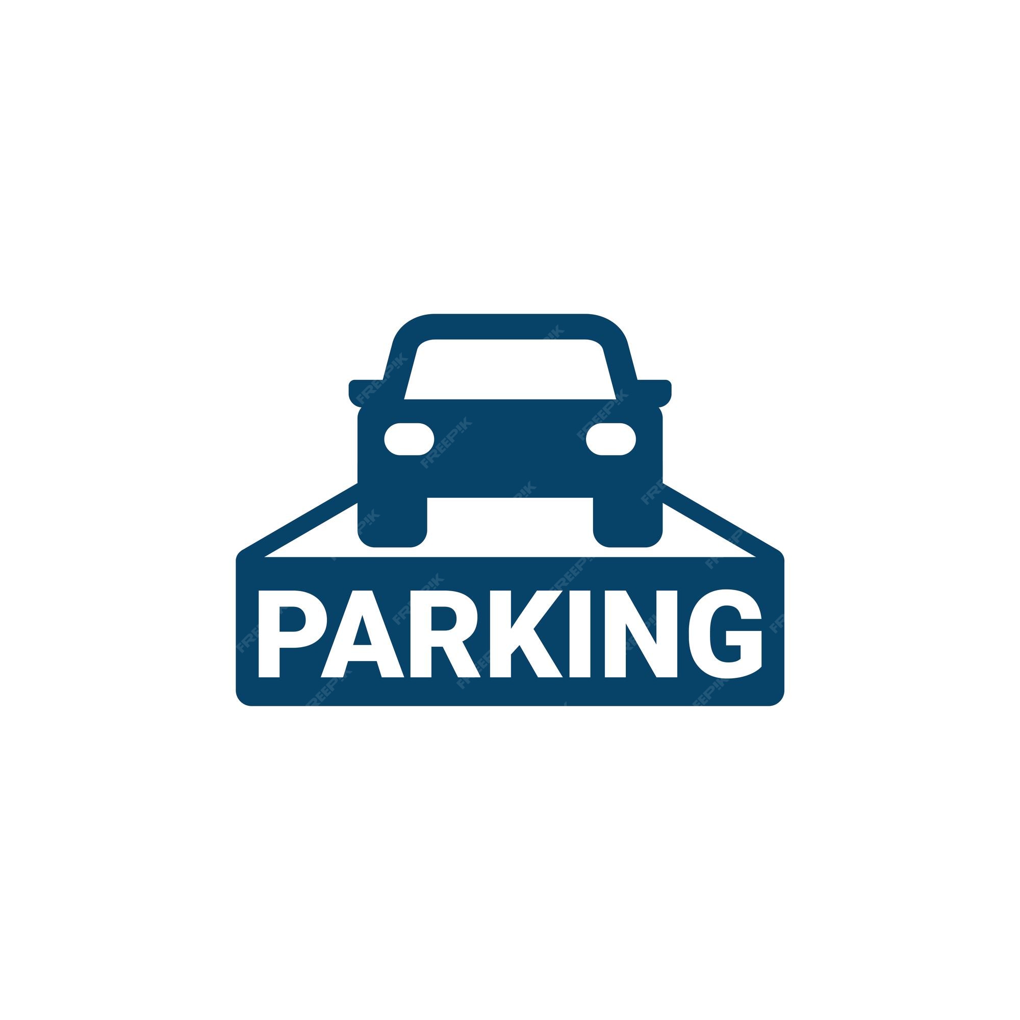 Premium Vector | Parking car logo template design