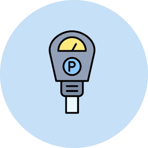 Parking Meter icon vector image Can be used for City Elements