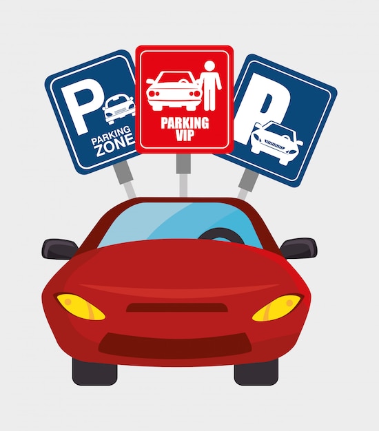 Parking or park zone design