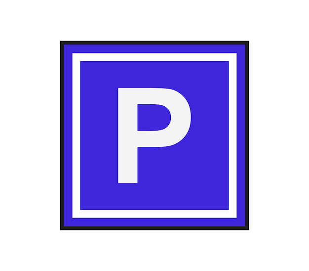 Parking sign