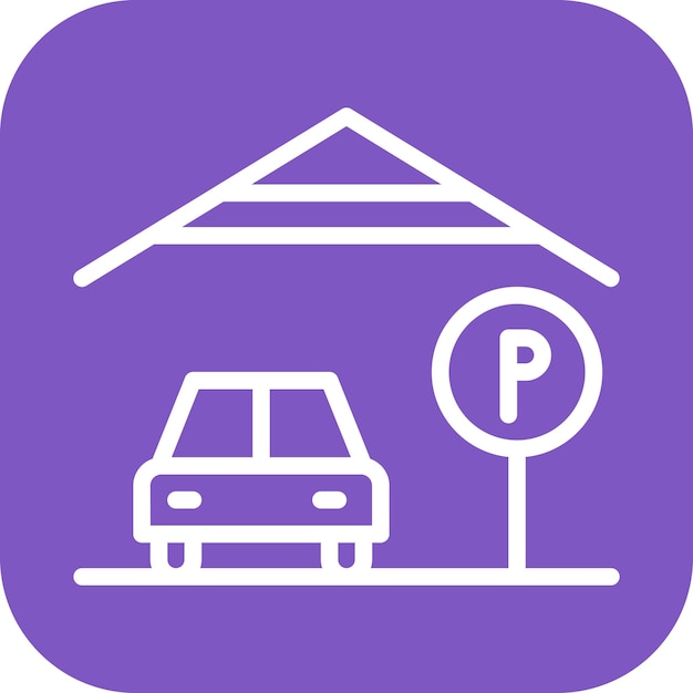 Parking Systems icon vector image Can be used for Cyberpunk