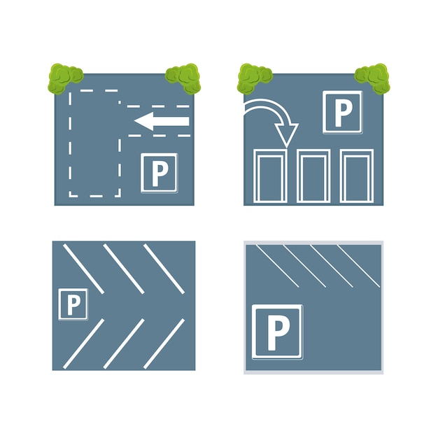 Vector parking zone design