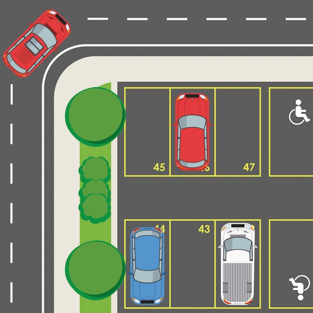 駐車場平面図