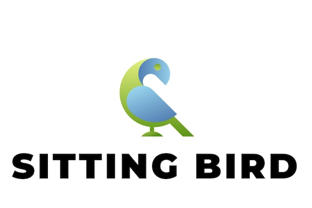 Parrot bird logo