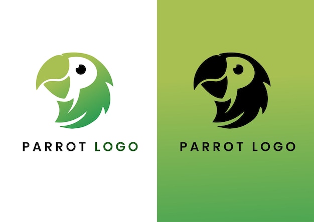 Parrot logo design concept