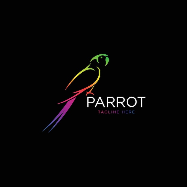 Premium Vector | Parrot Logo Design Vector vector illustration