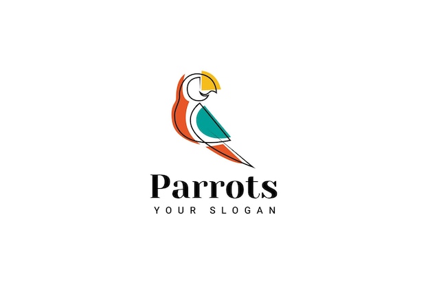 Parrot Logo Icon Vector Illustration