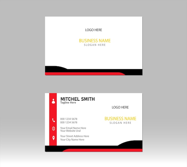 TO PART BUSINESS CARD DESIGN