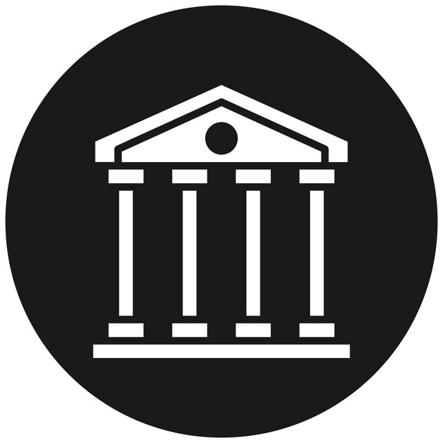 Parthenon vector icon Can be used for Ancient Civilization iconset