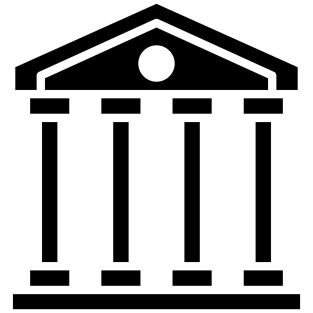 Parthenon Vector Illustration Style
