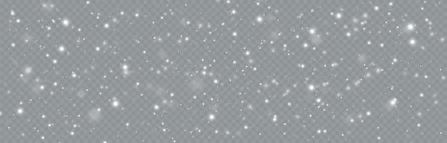 白い魔法の粉の粒子。輝く光の粒子。クリスマスのキラキラ粒子。光の効果