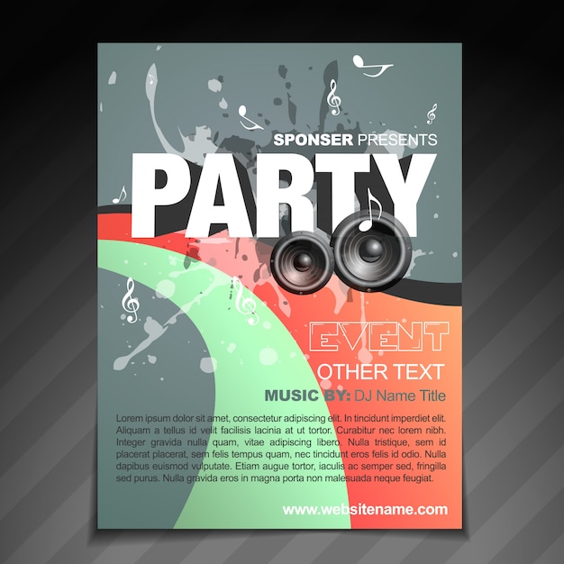 Party brochure