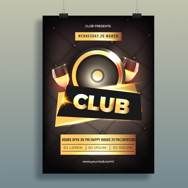 Party Flyer Design.