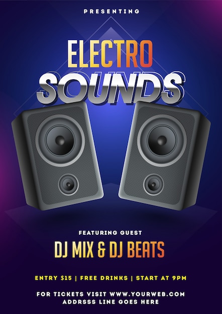Party Flyer Design.