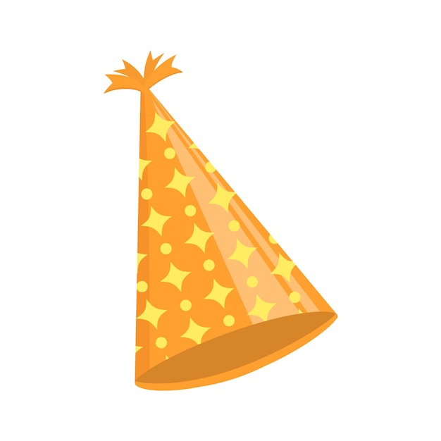 Party hat set isolated on a white vector illustration