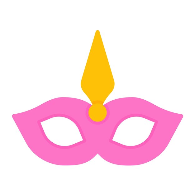 party mask vector illustration style
