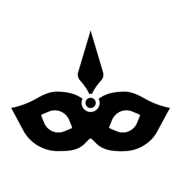Party Mask Vector Illustration Style