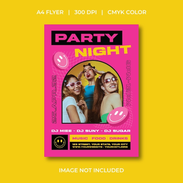 party night flyer