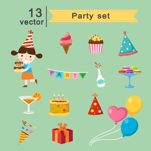 Party vector set