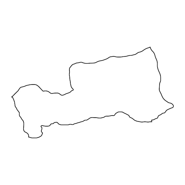 Pasco map region in peru vector illustration