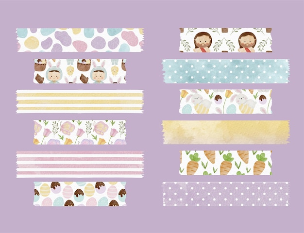 Pasen washi-tapes