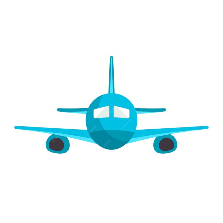 Premium Vector Passenger airplane commercial aircraft flat style