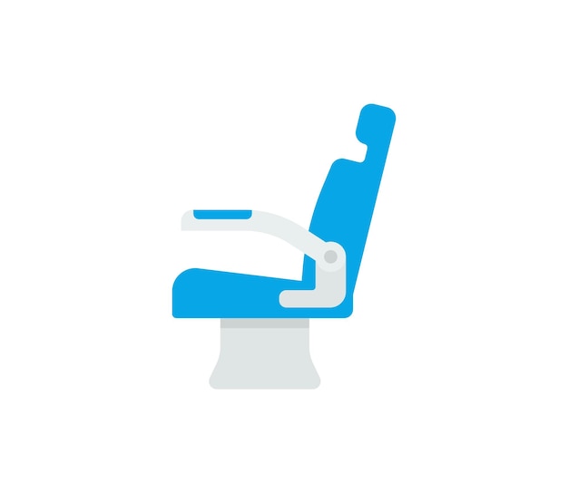 Passenger Seat Vector Isolated Emoticon Passenger Seat Icon