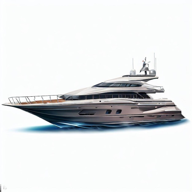 Passenger Ship Yacht AI vector art digital illustration image