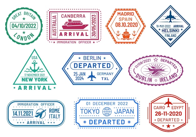 passport stamps