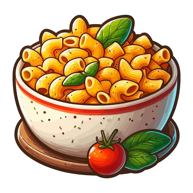 Pasta Food Vector Illustration