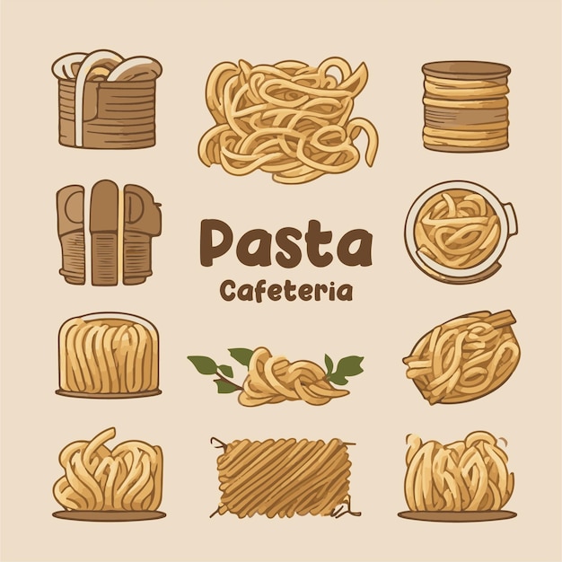 Pasta gepureerde clipart